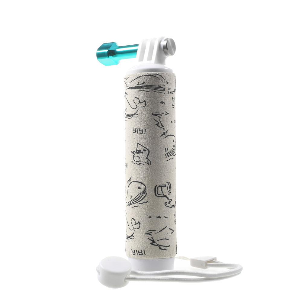 XIAOYI YI Cartoon Floating Handle Bobber Grip Monopod for Xiaoyi 4K Action Camera - White