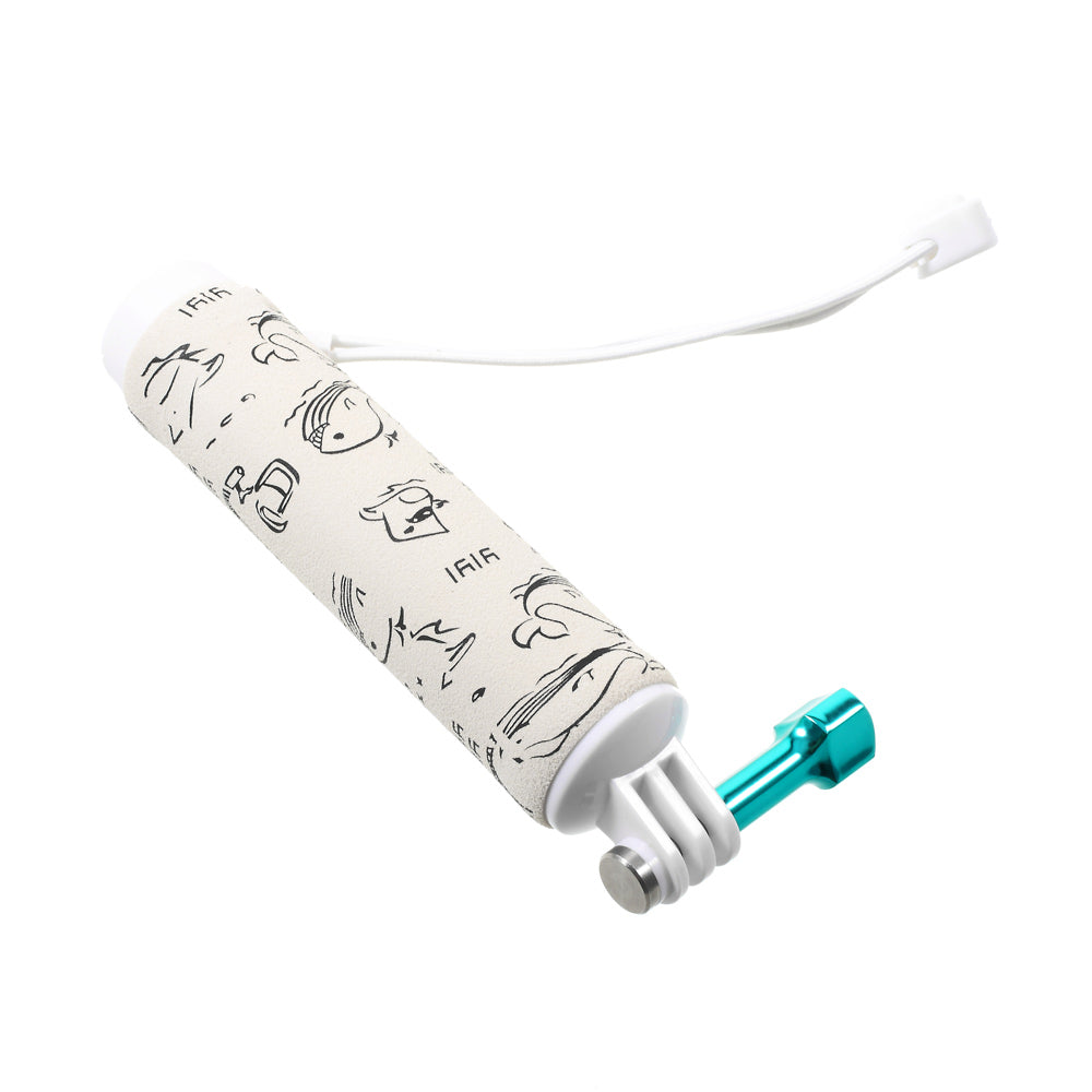 XIAOYI YI Cartoon Floating Handle Bobber Grip Monopod for Xiaoyi 4K Action Camera - White