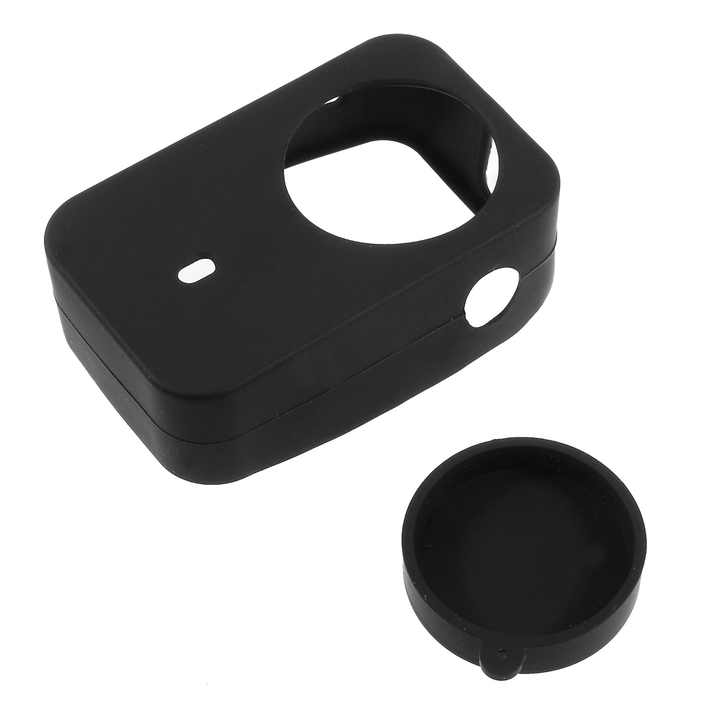 Xiaomi MIJIA Protective Silicone Housing Case for Xiaomi Mijia Mini 4K Action Camera + Lens Cap Protective Case - Black