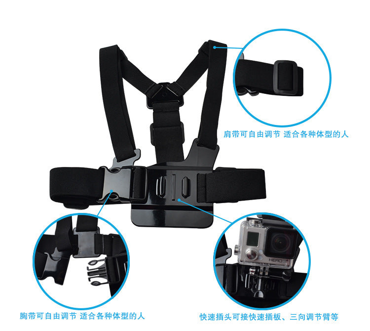 XIAOMI MIJIA 26 in 1 Accessories Set for Xiaomi Mijia Mini 4K Action Camera (Waterproof Case, Straps, Mounts etc)