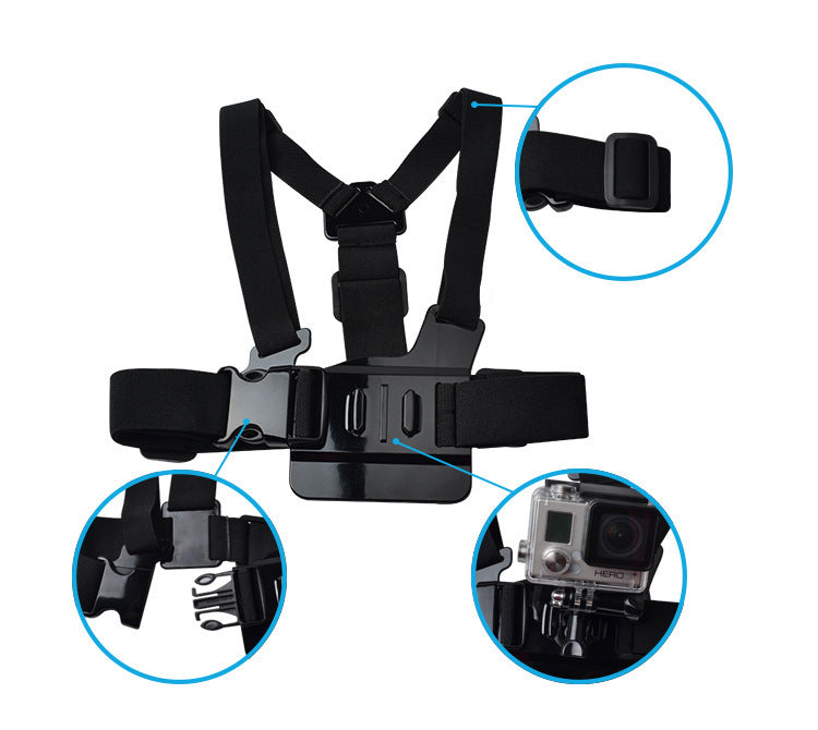 Xiaomi MIJIA 50 in 1 Accessories Kit with Floating Hand Grip, Extendable Self-timer Monopod for Xiaomi Mijia 4K Mini Action Camera