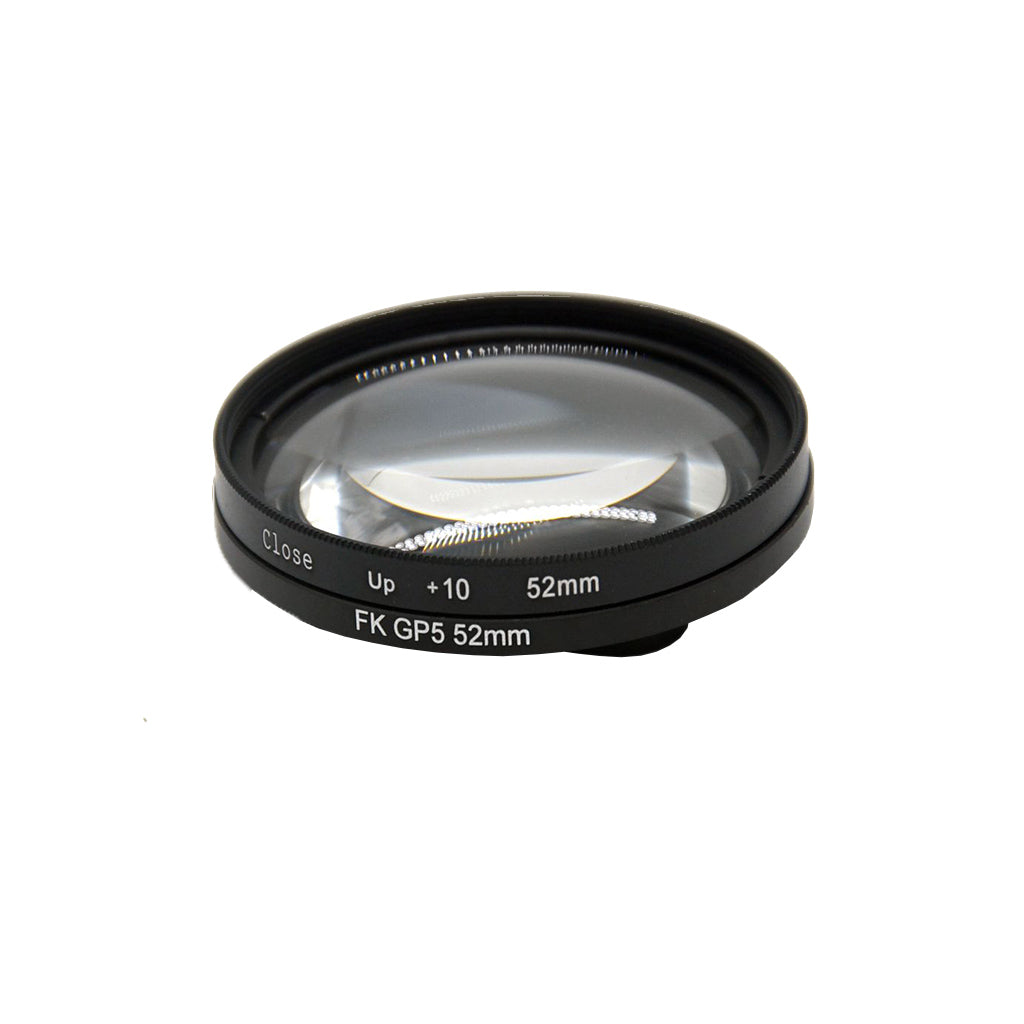 AT748 Professional 10X Macro Lens Filter 52mm Close up Micro-camera Lens for Gopro Hero 5/6
