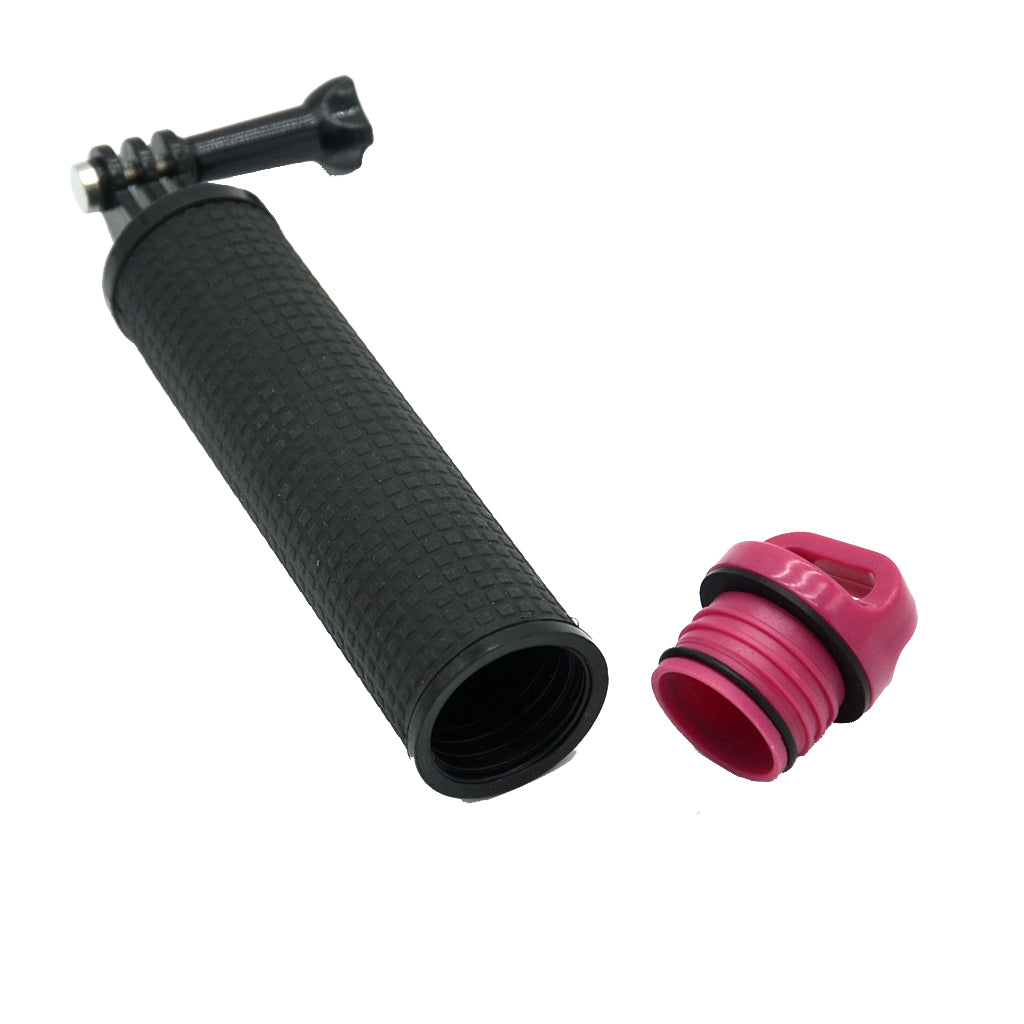 AT718 Floaty Bobber Camera Hand Grip with Lanyard + Thumb Screw for GoPro Hero 6/5/4/3+/3/2/1 Etc. - Rose