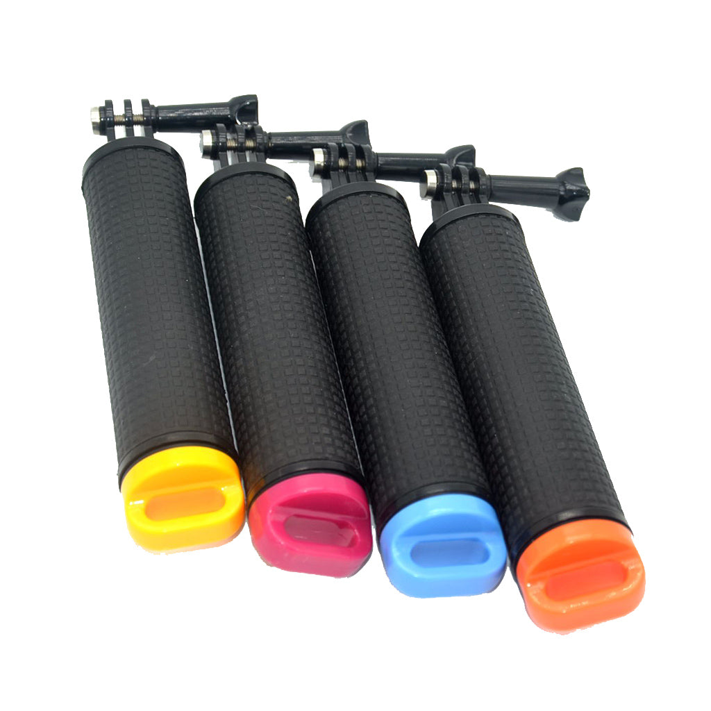 AT718 Floaty Bobber Camera Hand Grip with Lanyard + Thumb Screw for GoPro Hero 6/5/4/3+/3/2/1 Etc. - Rose