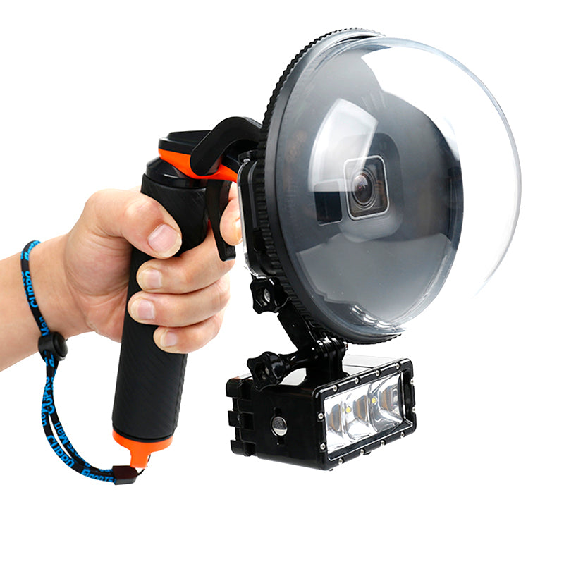 AT710 Dome Port Underwater Diving Photography for GoPro Hero5 / Hero6 - Orange