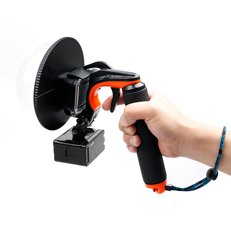 AT710 Dome Port Underwater Diving Photography for GoPro Hero5 / Hero6 - Orange