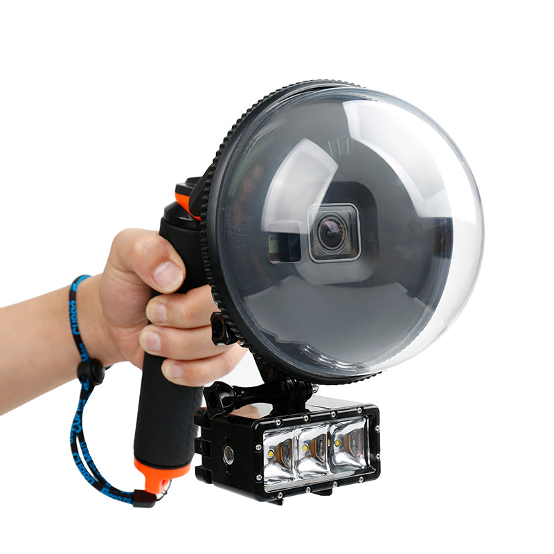 AT710 Dome Port Underwater Diving Photography for GoPro Hero5 / Hero6 - Orange