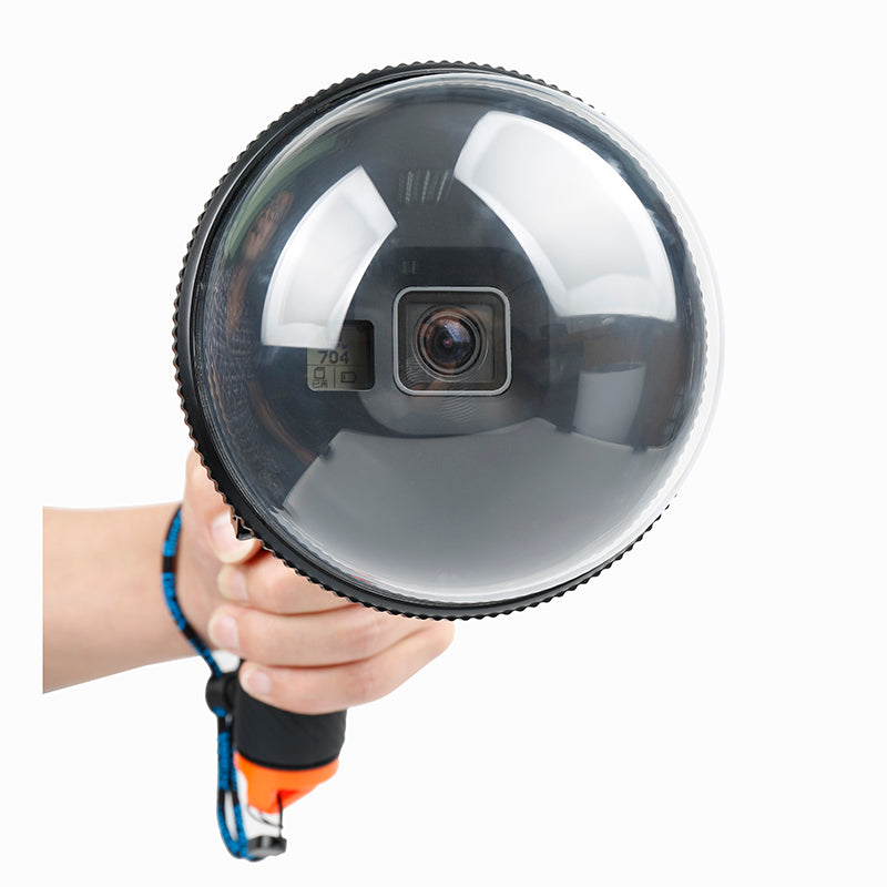 AT710 Dome Port Underwater Diving Photography for GoPro Hero5 / Hero6 - Orange