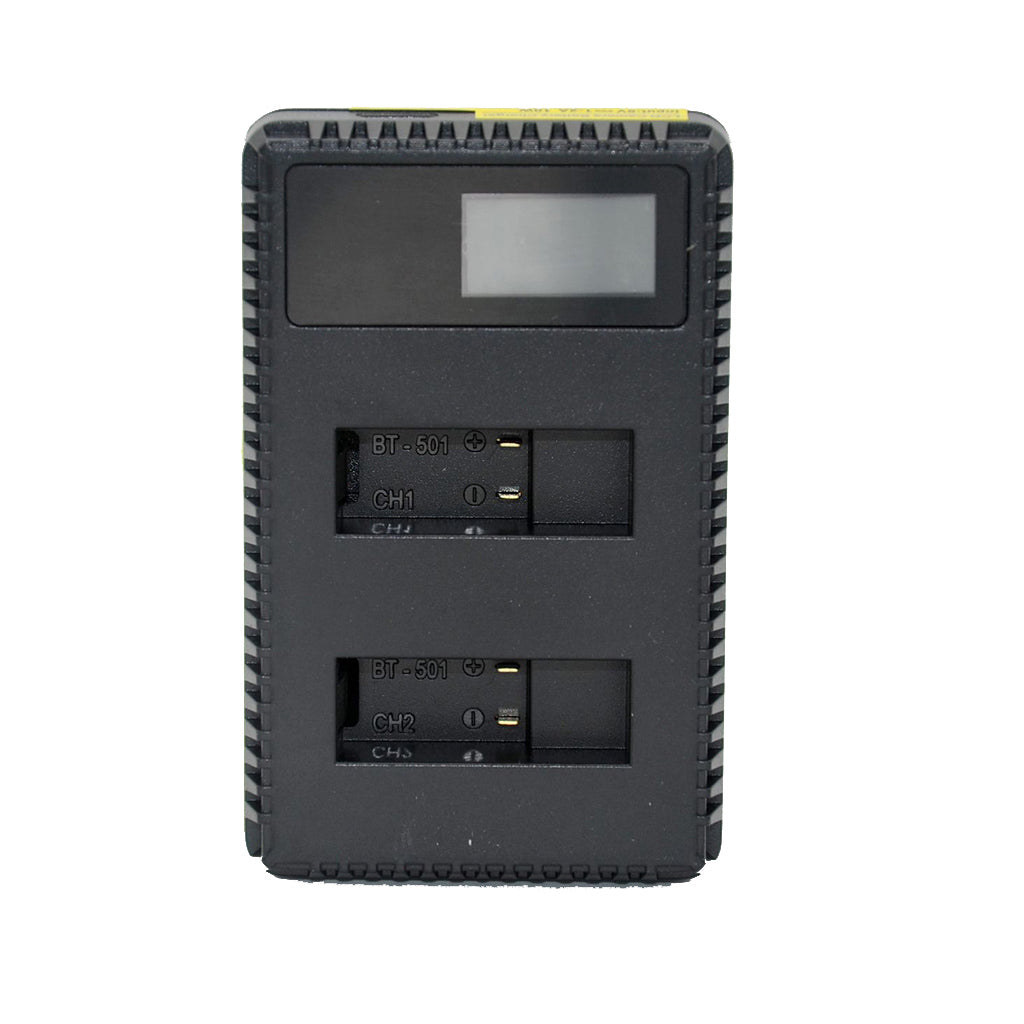 Portable LCD Display Two Slots Battery Charger for GoPro Hero 6/5