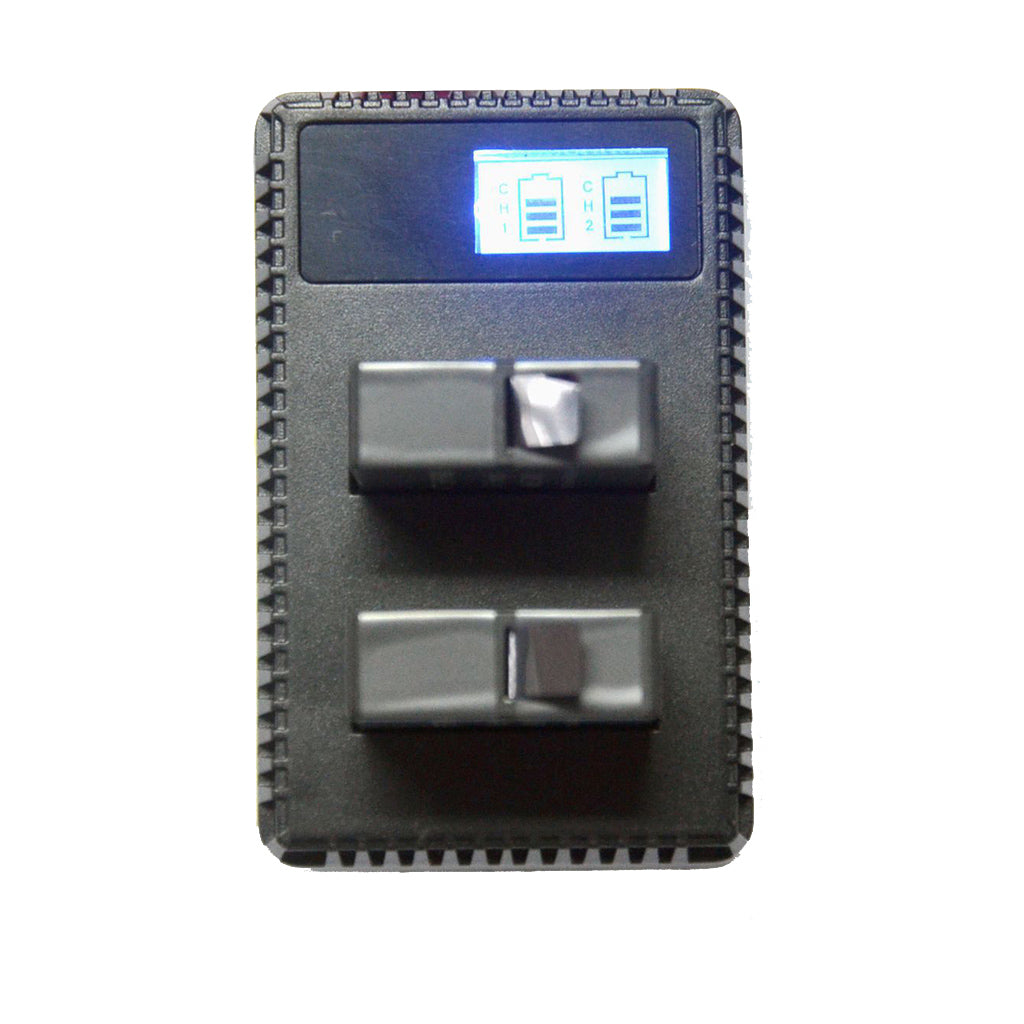 Portable LCD Display Two Slots Battery Charger for GoPro Hero 6/5