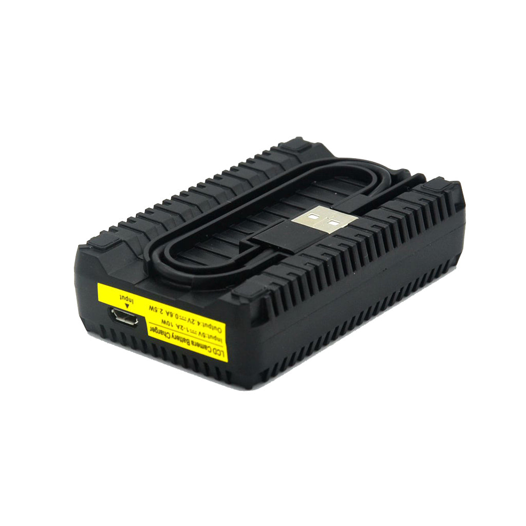 Portable LCD Display Dual Slot Battery Charger for GoPro Hero 4