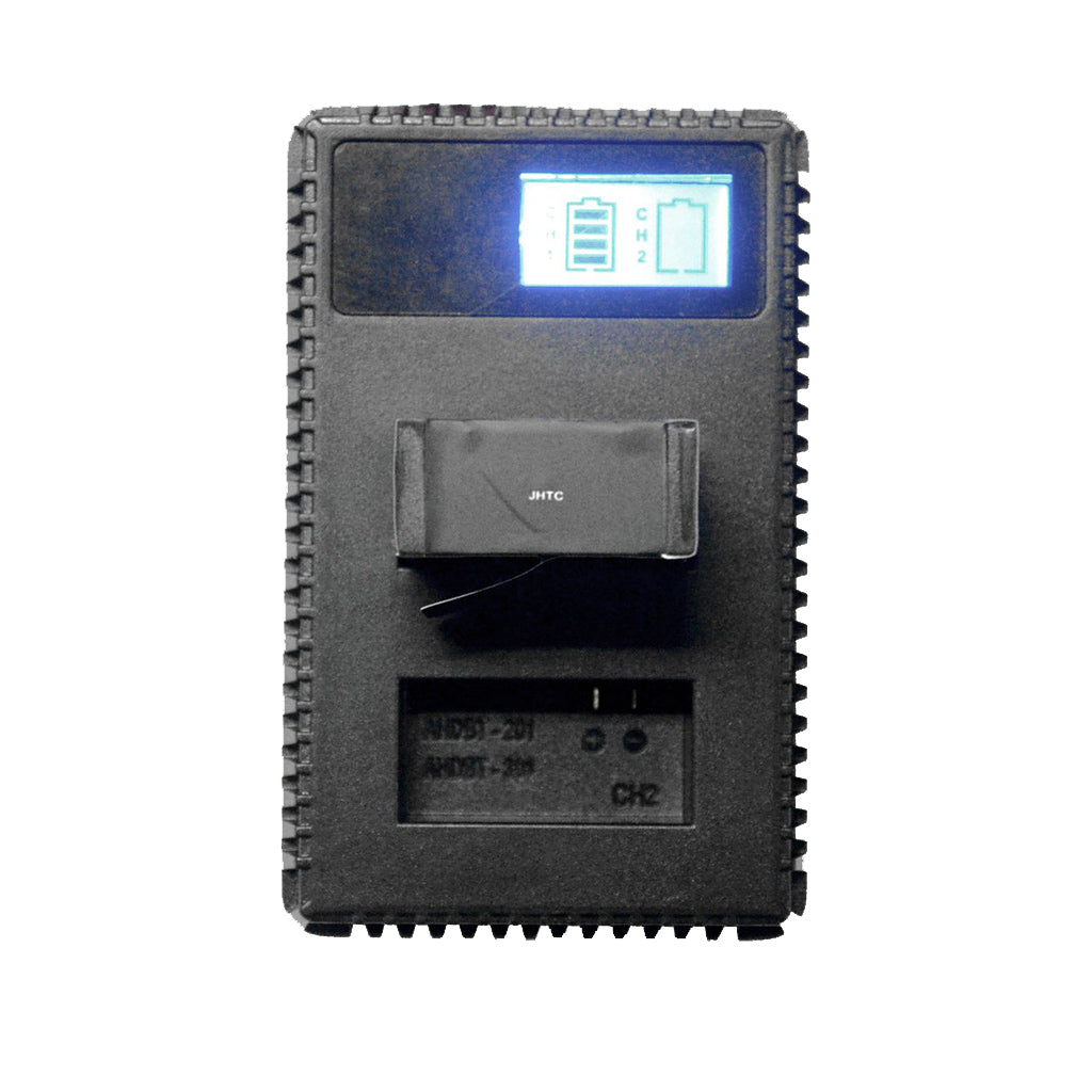 Portable Double Slots Battery Charger for GoPro Hero 3/3+ with LCD Display