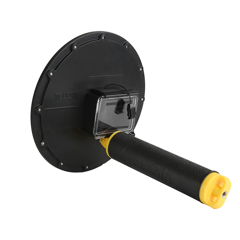 Uniqkart Waterproof Housing Diving Mask Diving Dome Port for SJCAM SJ6 / SJ7 Action Camera