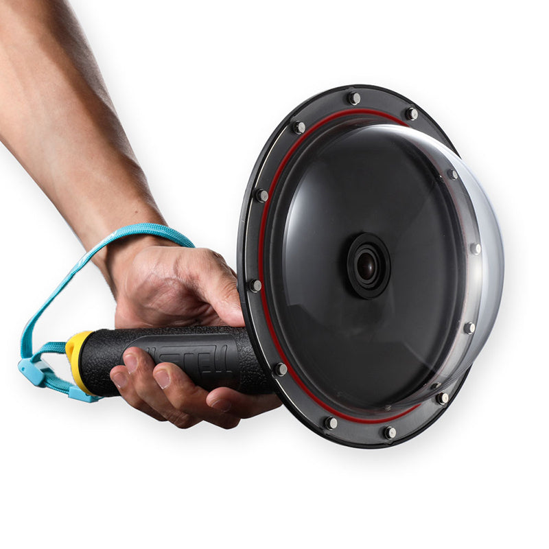 Uniqkart Waterproof Housing Diving Mask Diving Dome Port for SJCAM SJ6 / SJ7 Action Camera