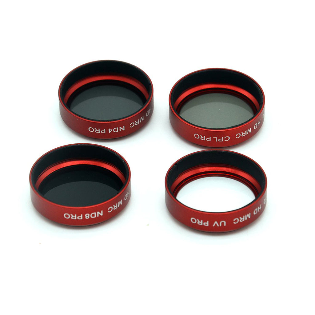 AT-M25 4-in-1 ND4 + ND8 + CPL + UV Lens Filter Kit for Xiaomi Mi Mijia Mini Action Camera