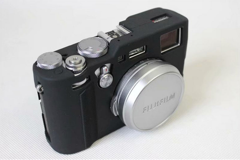 Soft Silicone Camera Protection Case for Fujifilm X100F - Black