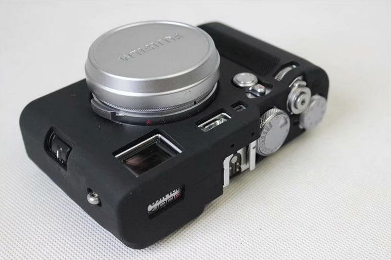 Soft Silicone Camera Protection Case for Fujifilm X100F - Black