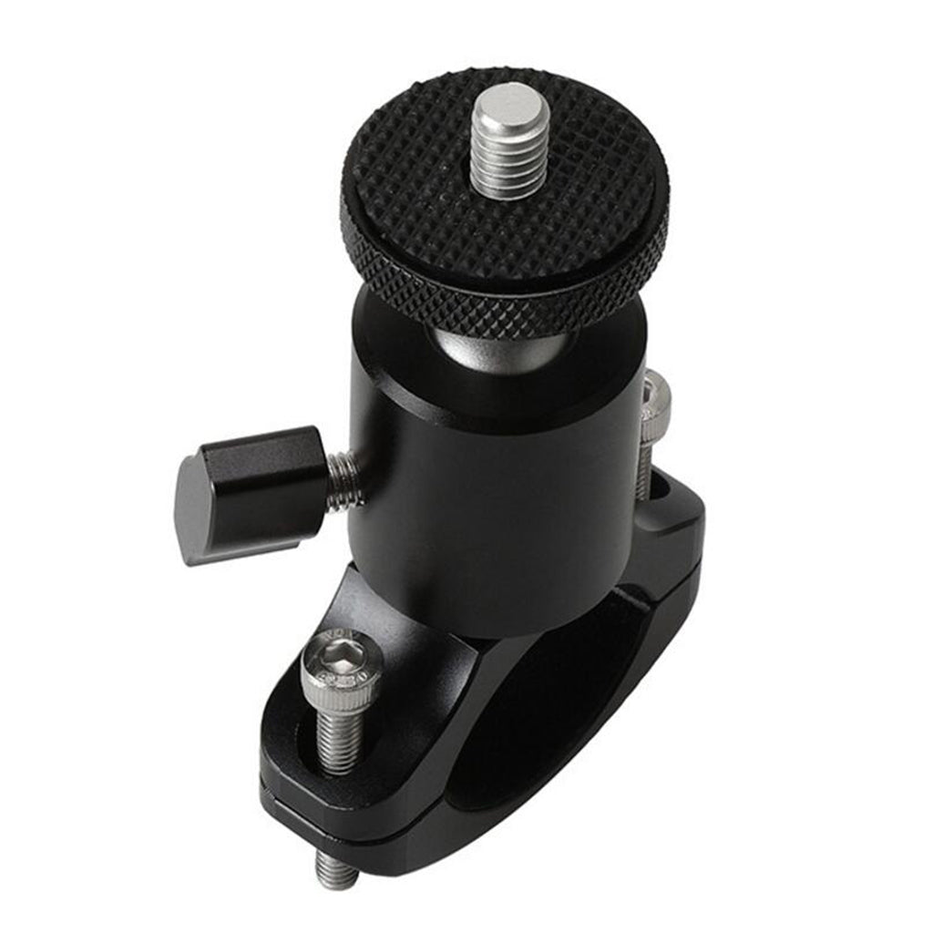 AT756 360-degree Rotatable PTZ Bike Handlebar Mount with 1/4 Screw + Tripod Mount Adapter for GoPro, SJCMA, Xiaomi Yi