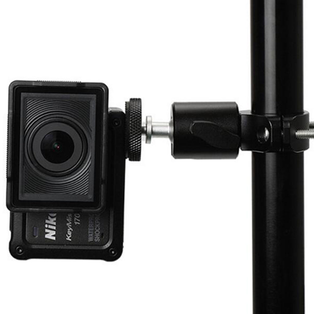 AT756 360-degree Rotatable PTZ Bike Handlebar Mount with 1/4 Screw + Tripod Mount Adapter for GoPro, SJCMA, Xiaomi Yi