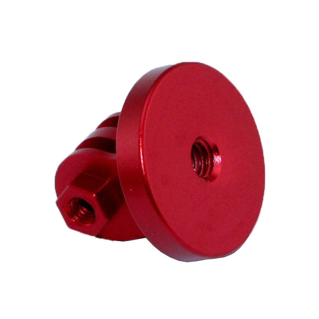 AT768 Metal Tripod Mount Adapter + Thumb Screw Set for GoPro, SJCMA, Xiaomi Yi - Red