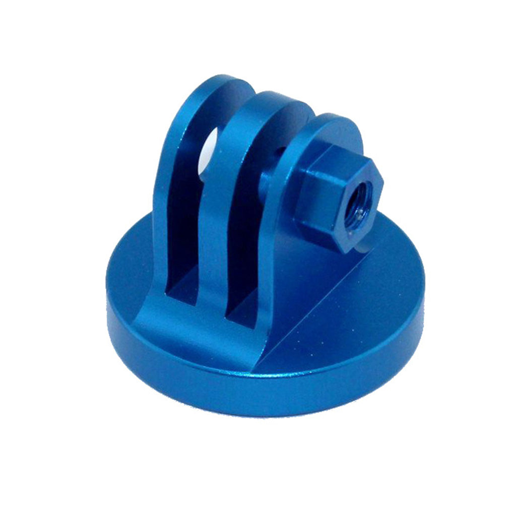 AT768 Metal Tripod Mount Adapter + Thumb Screw Knob for GoPro, SJCMA, Xiaomi Yi - Blue