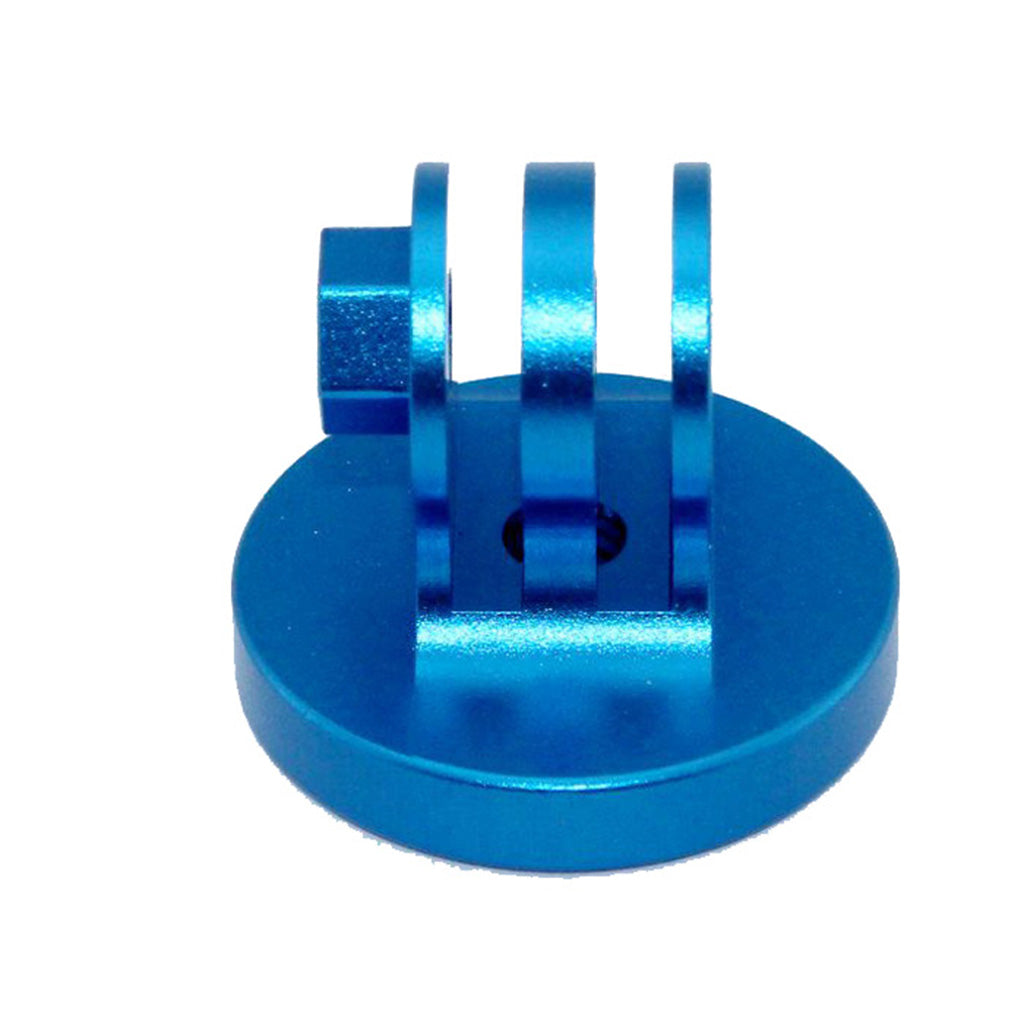 AT768 Metal Tripod Mount Adapter + Thumb Screw Knob for GoPro, SJCMA, Xiaomi Yi - Blue