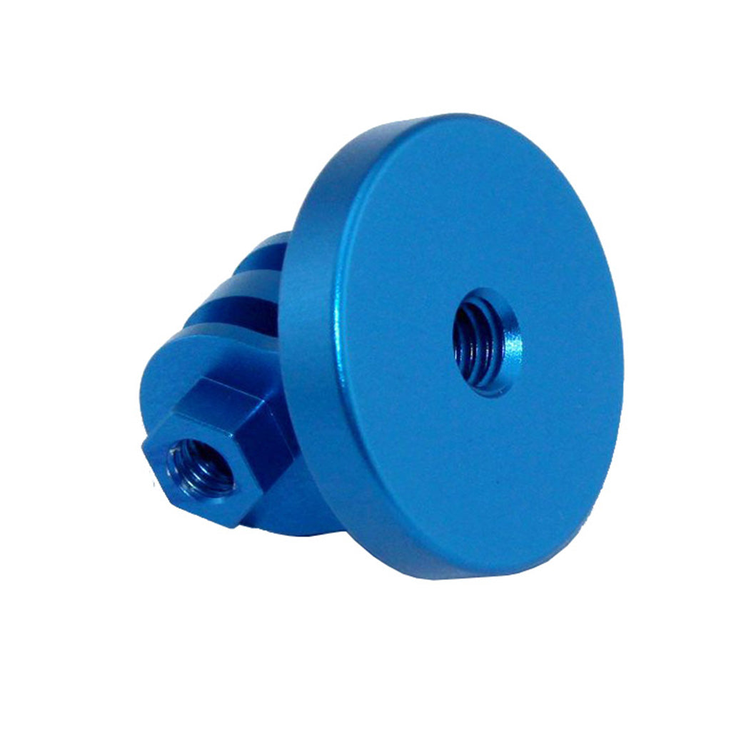 AT768 Metal Tripod Mount Adapter + Thumb Screw Knob for GoPro, SJCMA, Xiaomi Yi - Blue