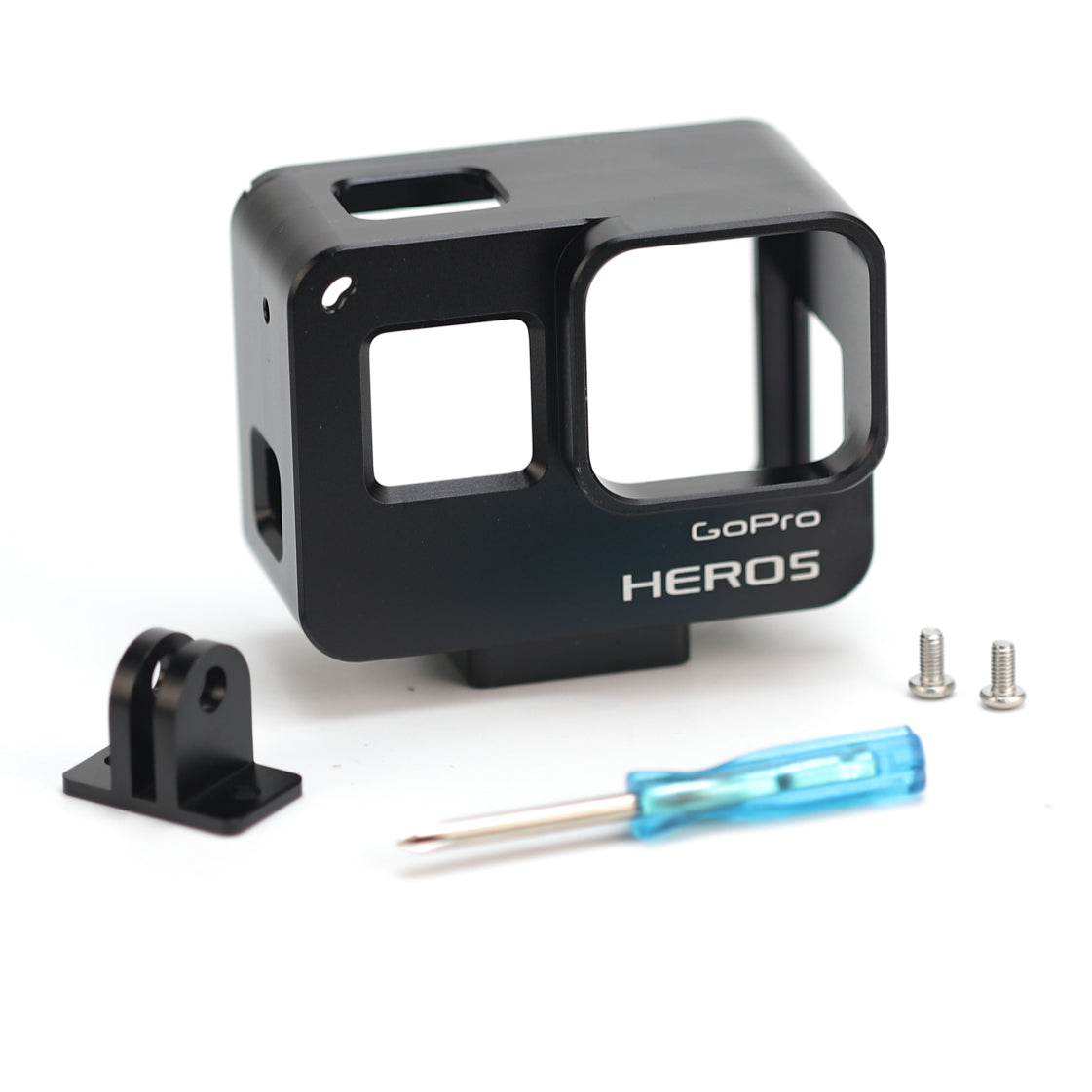 AT660 Aluminum Alloy Protective Cover for GoPro Hero 6 / Hero 5 Black - Black