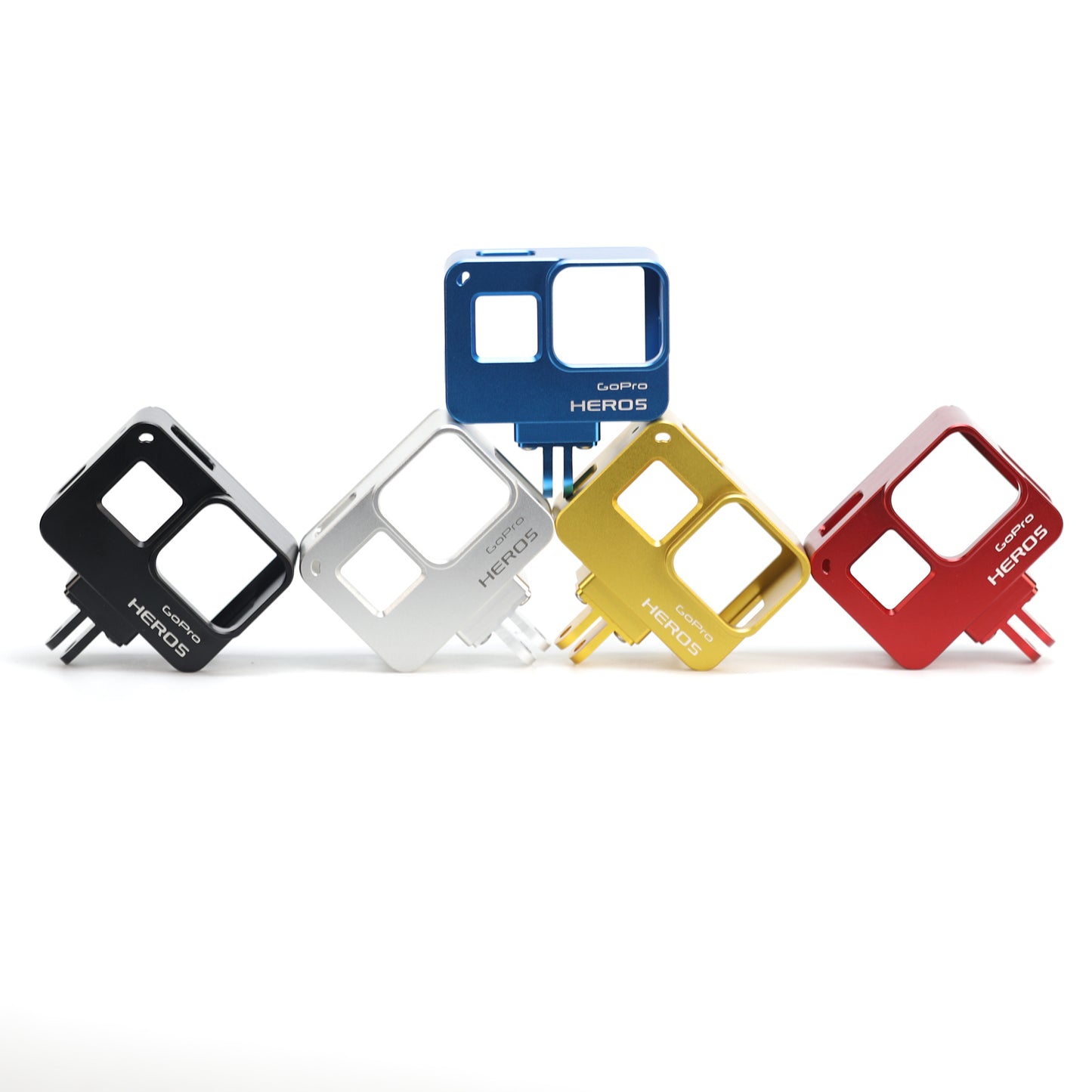 AT660 Aluminum Alloy Protective Shell for GoPro Hero 6 / Hero 5 Black - Silver