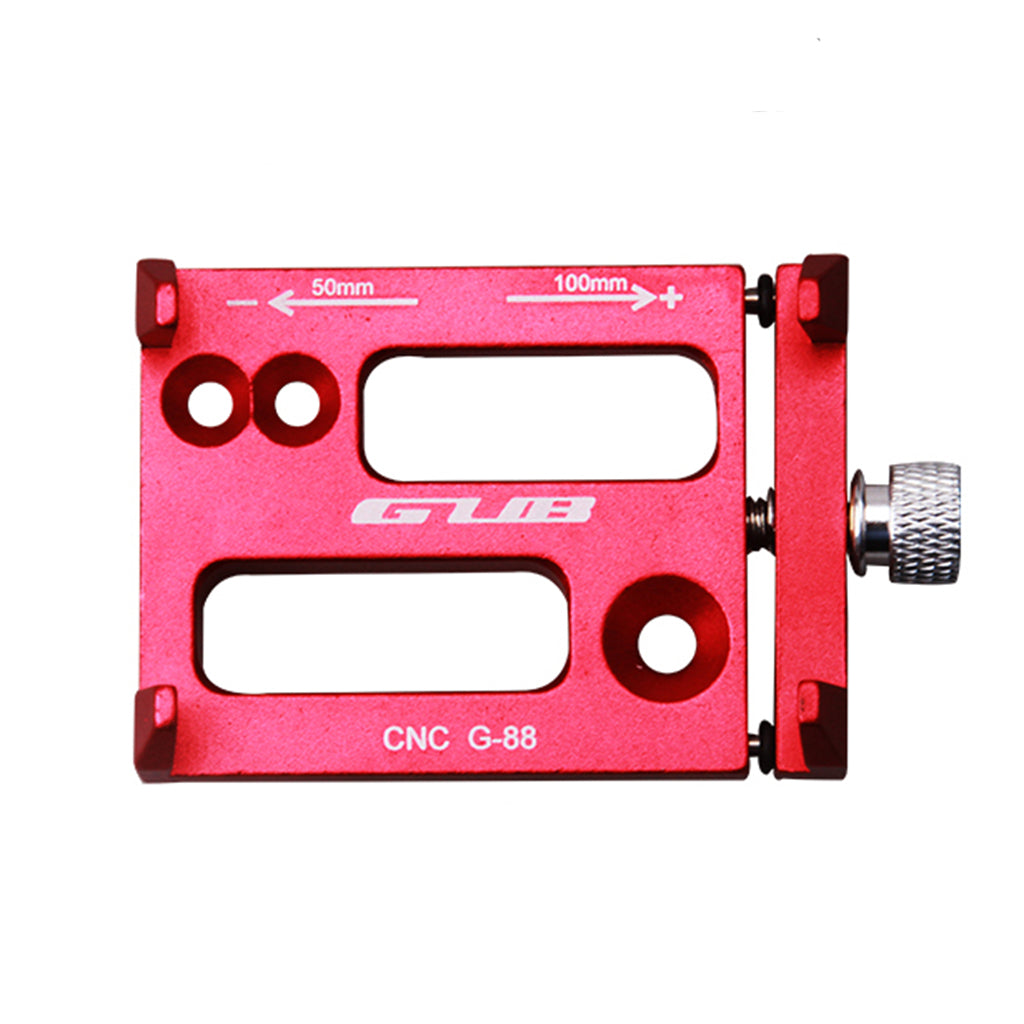 AT758 GUB-88 Universal Bike Handlebar Mount Aluminum Alloy Phone Holder Stand for Smartphones Gopro Action Camera - Red