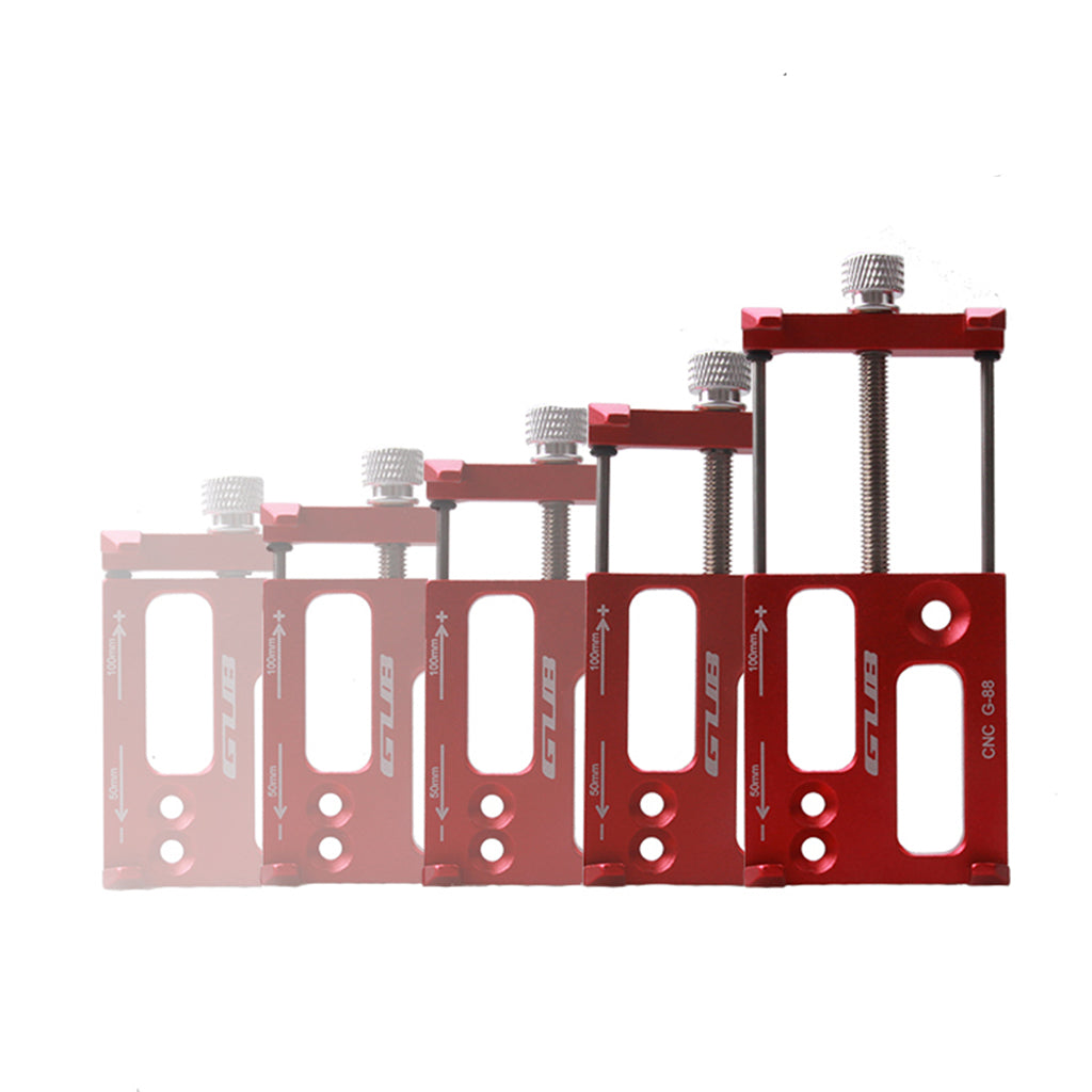 AT758 GUB-88 Universal Bike Handlebar Mount Aluminum Alloy Phone Holder Stand for Smartphones Gopro Action Camera - Red