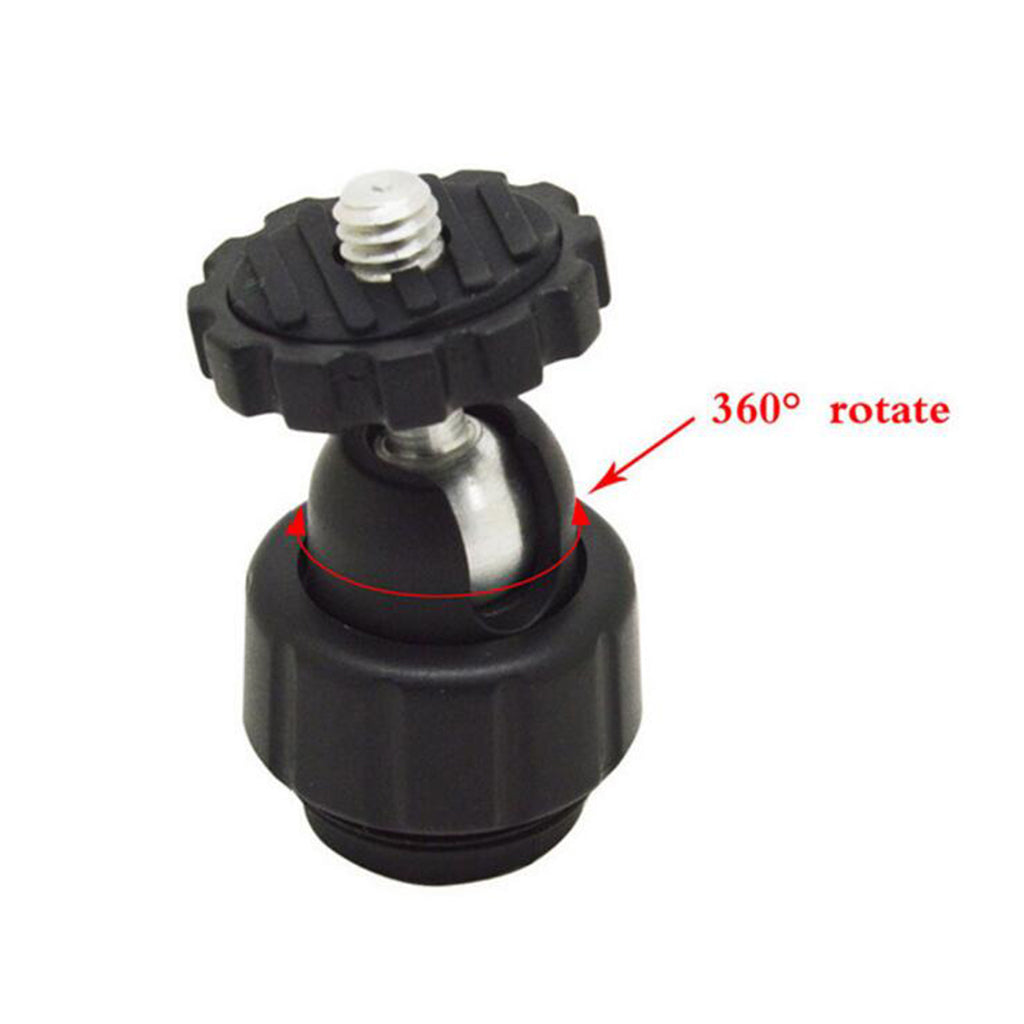 AT773 360 Degree Rotating Swivel Mini Tripod Ball Head with 1/4" Screw Thread Base