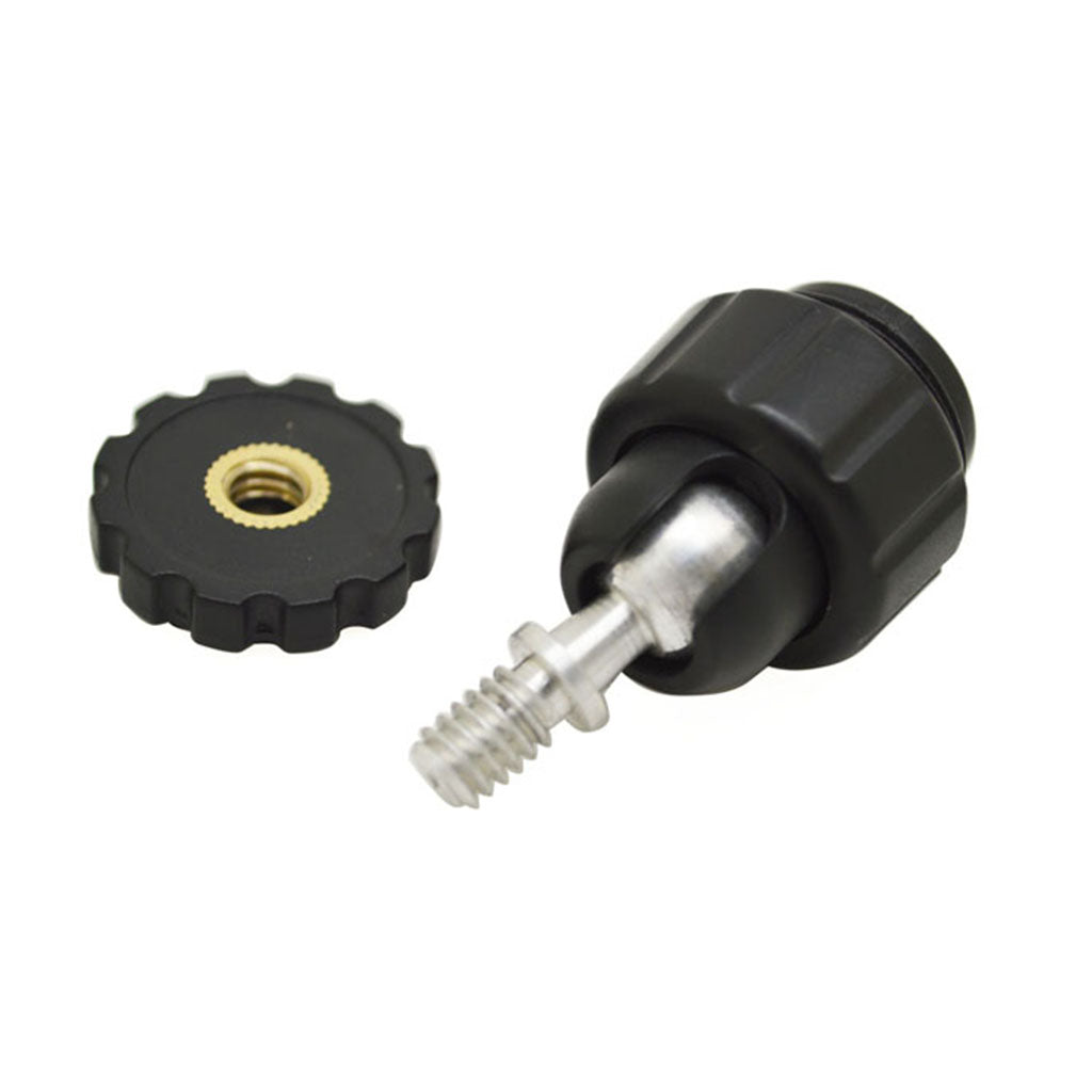 AT773 360 Degree Rotating Swivel Mini Tripod Ball Head with 1/4" Screw Thread Base