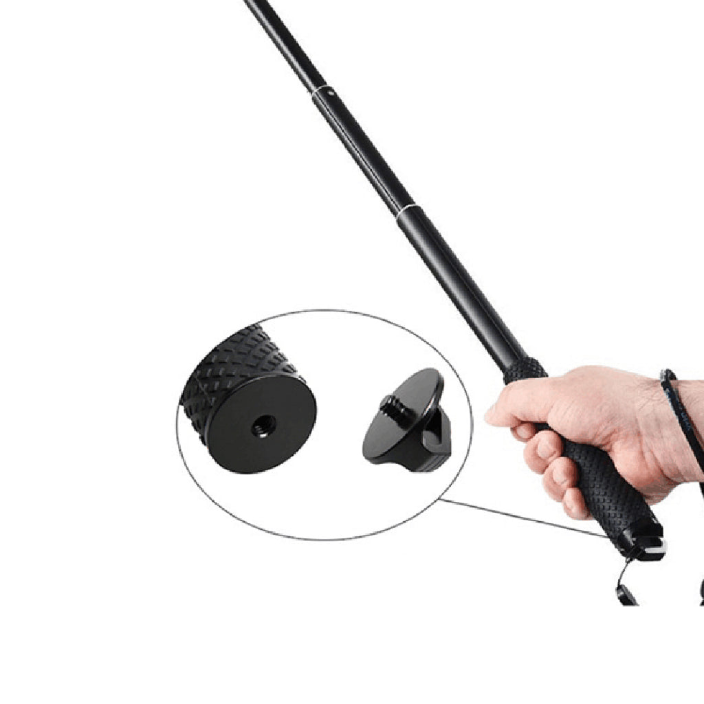 36inch Hand Grip Extendable Handheld Monopod Pole Selfie Stick for GoPro Hero 6/5/4/3+/3/2/1 and GoPro Session, SJCAM SJ4000 SJ5000 Xiaomi Yi Action Camera