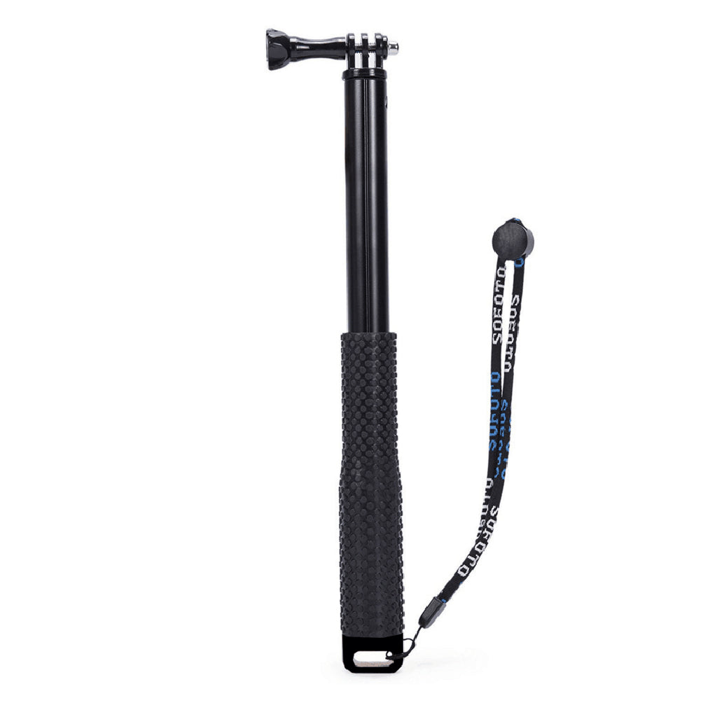 AT577-1B 36inch Hand Grip Extendable Monopod Adjustable Pole Waterproof Handle for GoPro Action Camera - Black