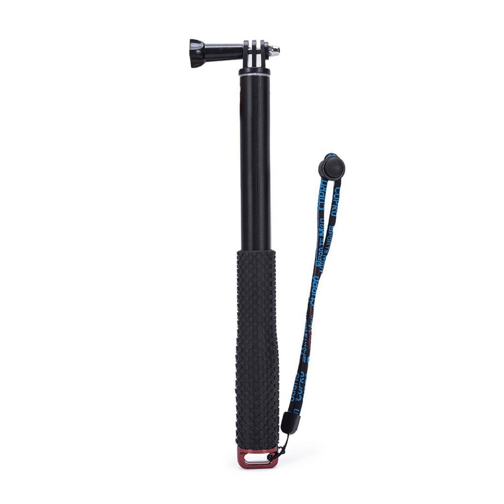 AT577-1B 36inch Selfie Stick Hand Grip Extendable Monopod Adjustable Pole Waterproof Handle for GoPro Action Camera - Red