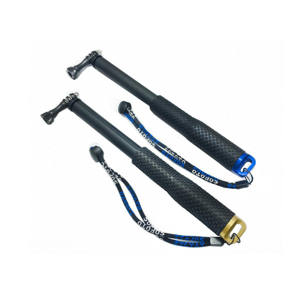 AT577-1B 36inch Handheld Extendable Monopod Adjustable Pole Waterproof Handle for GoPro Action Camera - Gold