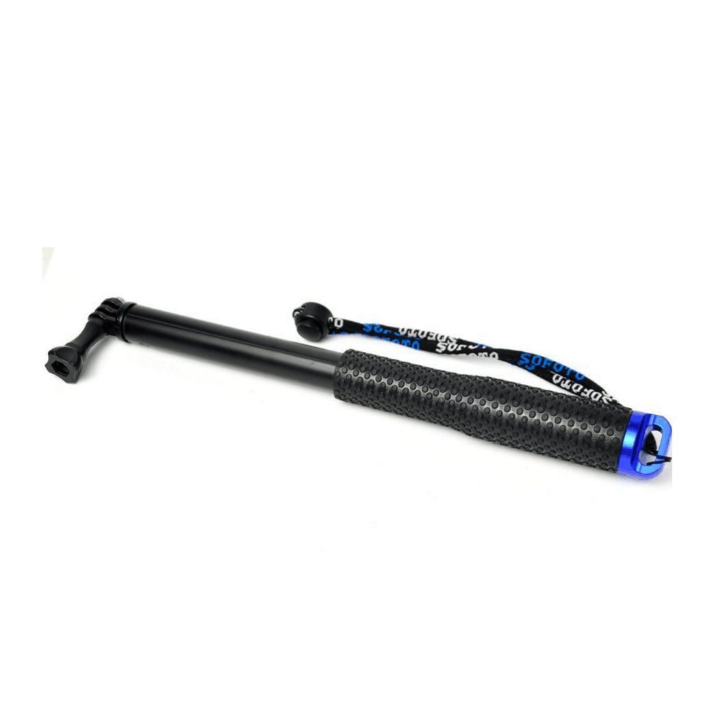 AT577-1B 36inch Hand Grip Extension Monopod Adjustable Pole Waterproof Handle for GoPro Action Camera - Blue