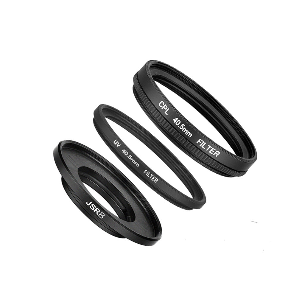 40.5mm UV/CPL Filter Lens Kit for SJCAM SJ8 Air / SJ8 Plus / SJ8 Pro Action Camera
