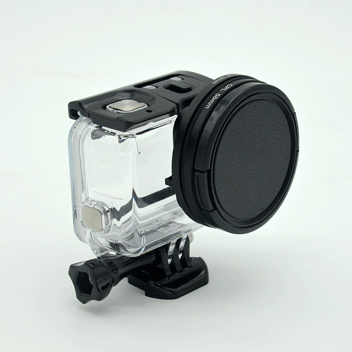 AT662 58mm CPL Lens Filter Kit for GoPro Hero 5 Black /Hero 6 Waterproof Case Protective Housing