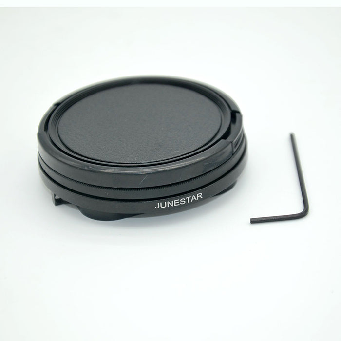 AT663 58mm UV Filter with Lens Cap and Adapter for GoPro Hero 5 / Hero 6 Waterproof Housing Case