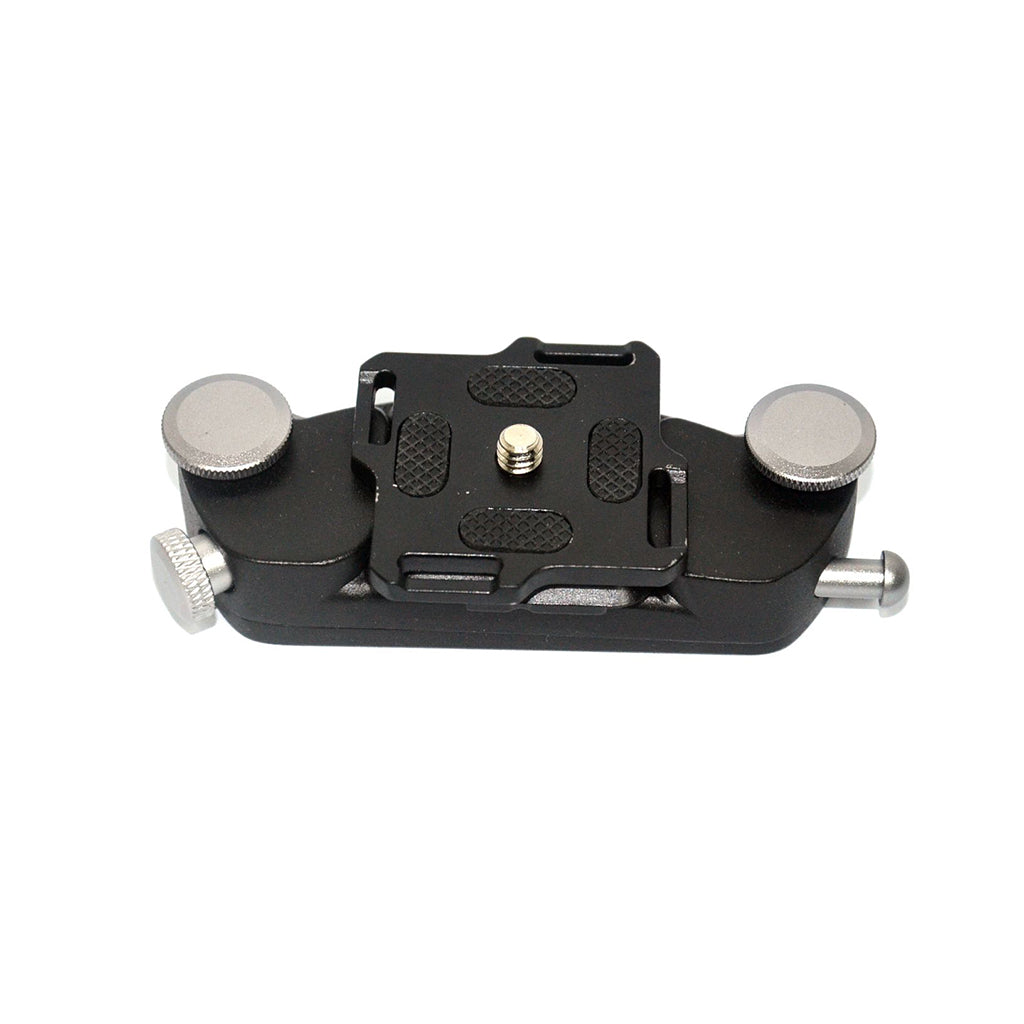 AT781 Metal Backpack Clamp Mount for GoPro, SJCAM, Xiaomi Yi, SLR Cameras - Silver