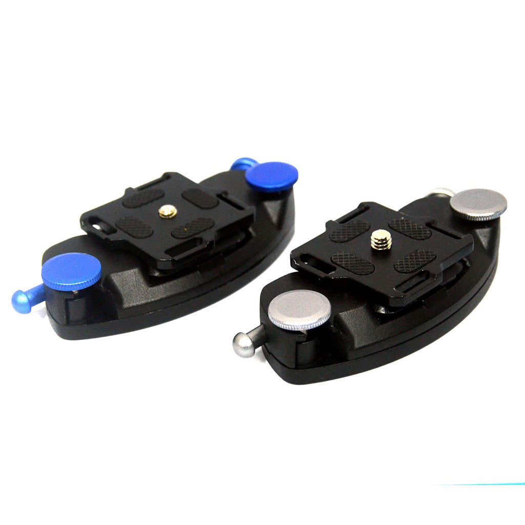 AT781 Metal Backpack Clamp Mount for GoPro, SJCAM, Xiaomi Yi, SLR Cameras - Silver