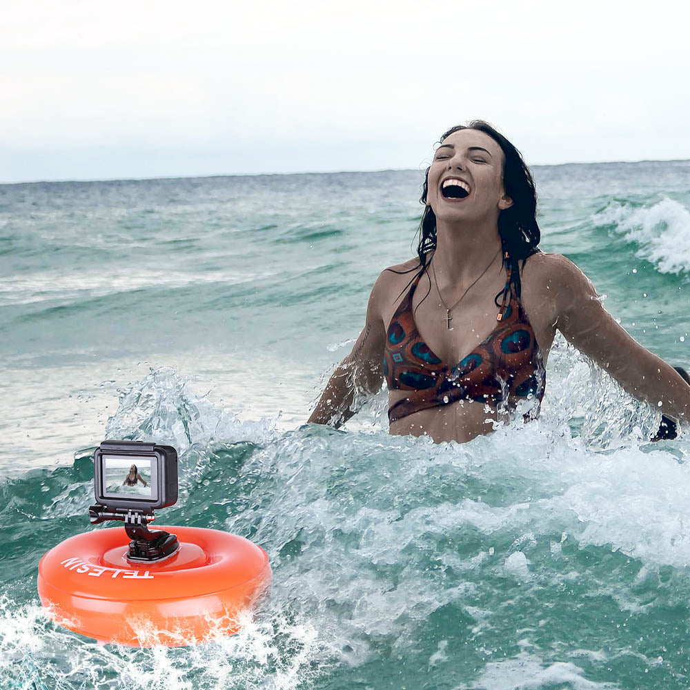 Uniqkart Inflatable Floating Buoy Airbag Floaty Buoyant for GoPro, SJCMA, Xiaomi Yi