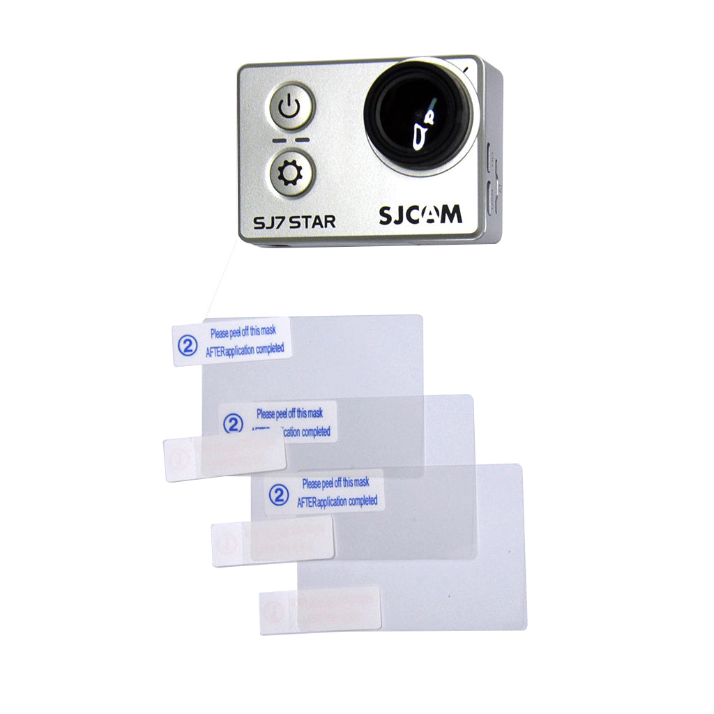 3Pcs/Set Clear Screen Protective Films for SJCAM SJ7 Star Action Camera