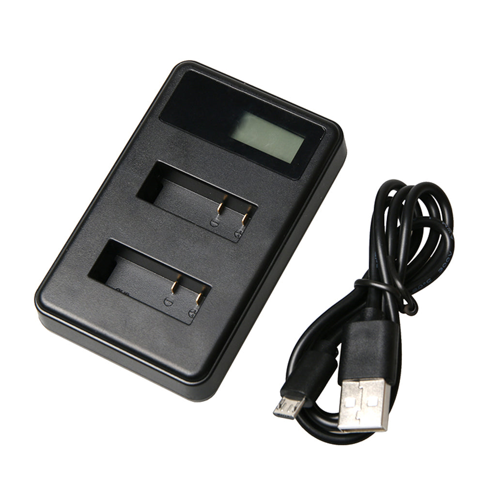 SJ78 Dual Slots Battery Charger with LCD Screen Display for SJ4000 Camera