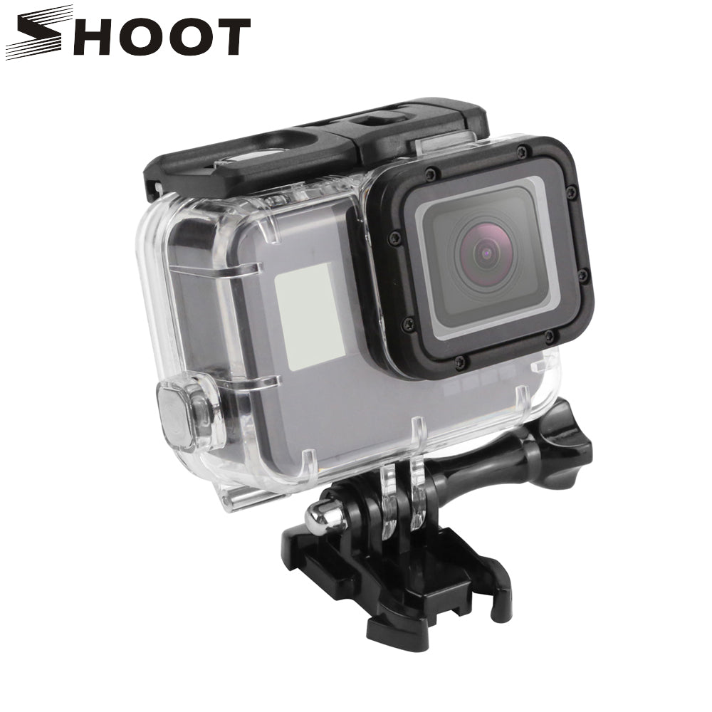 Shoot XTGP340C 45m Waterproof Housing Cover for GoPro Hero 5 / 6 with Glass Lens Cap