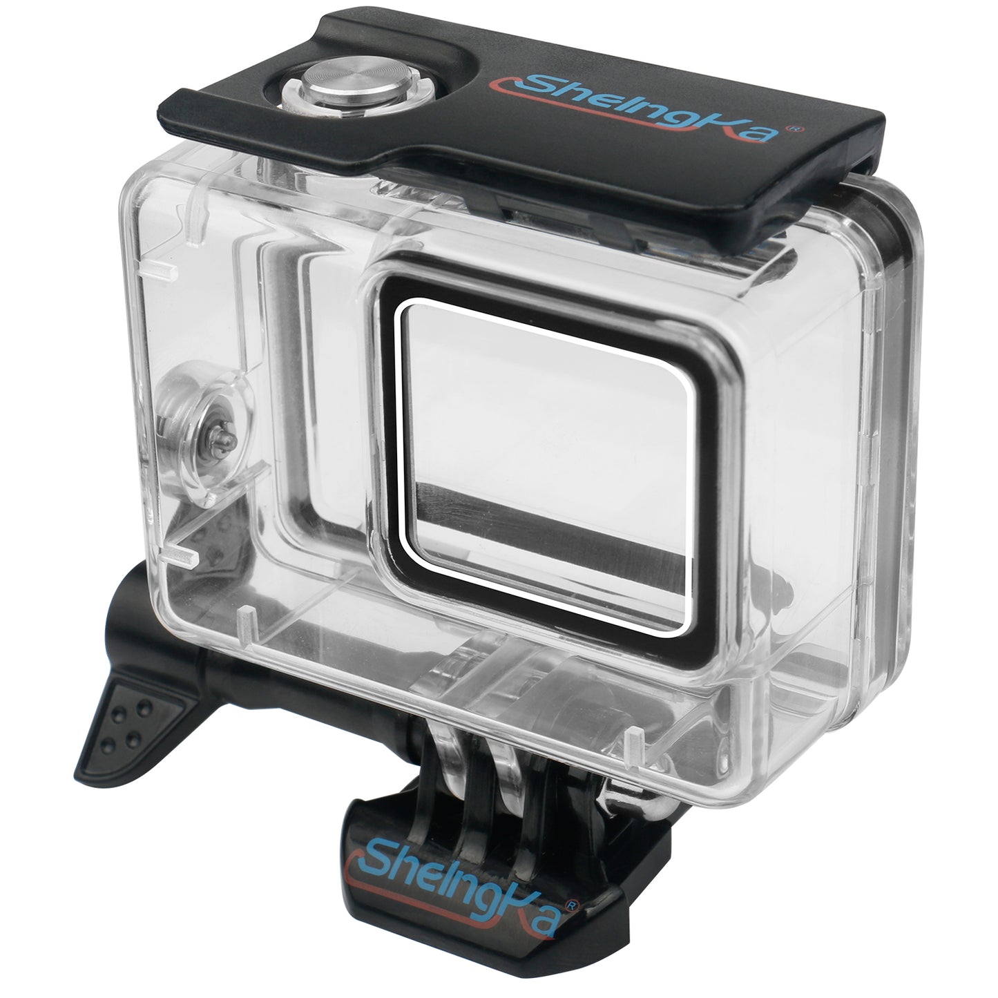 SHELNGKA FLW283 for GoPro Hero 7 Silver / White 40m Waterproof Housing Cover - Black