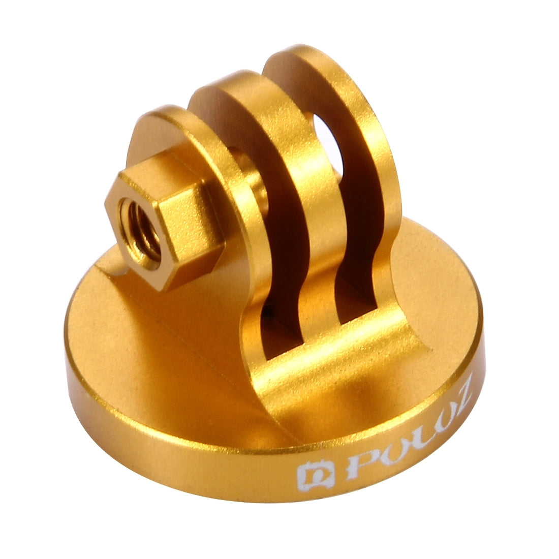 Puluz PU145 CNC Aluminum Alloy Tripod Mount Adapter for GoPro - Gold