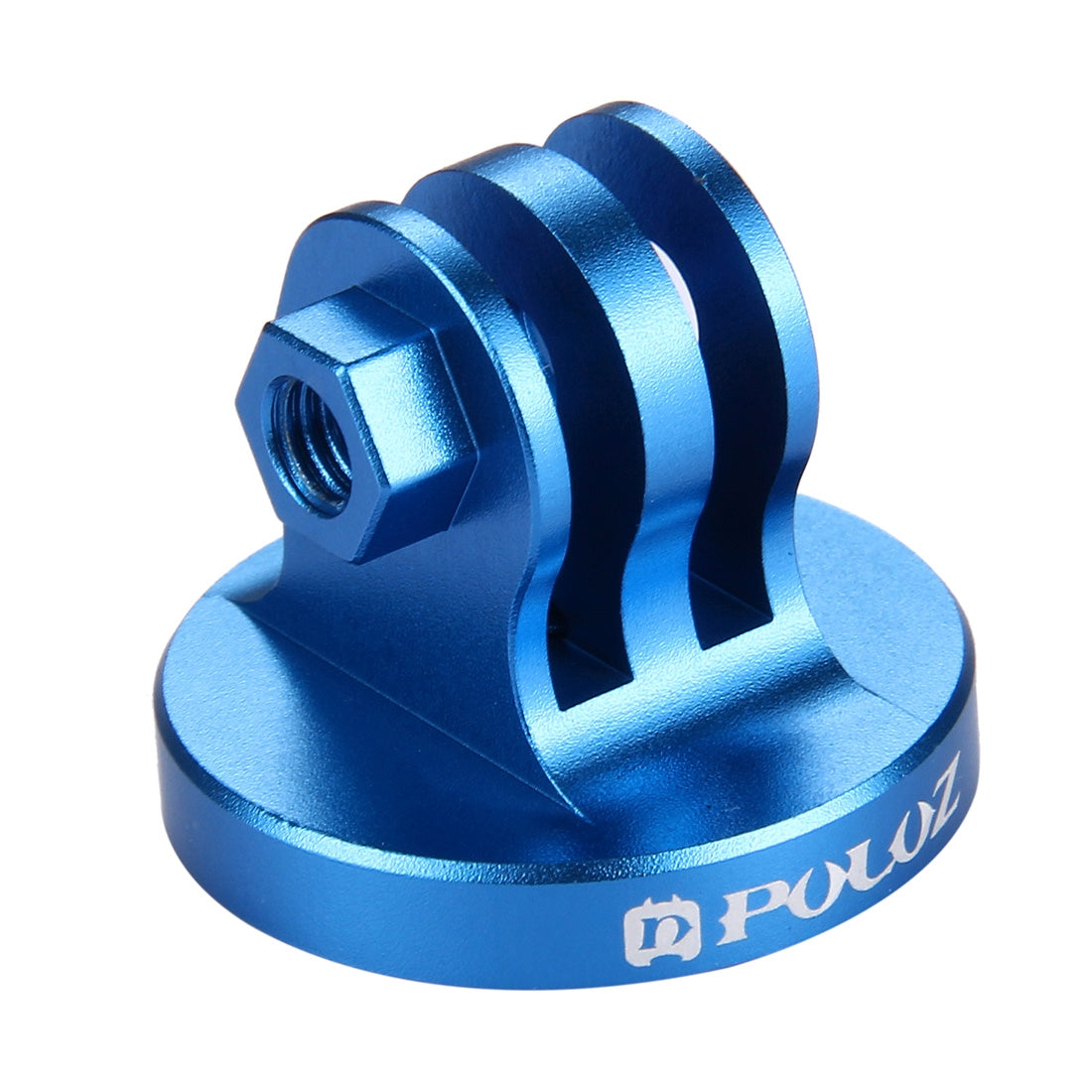 Puluz PU145 CNC Aluminum Alloy Tripod Mount Adapter for GoPro - Blue